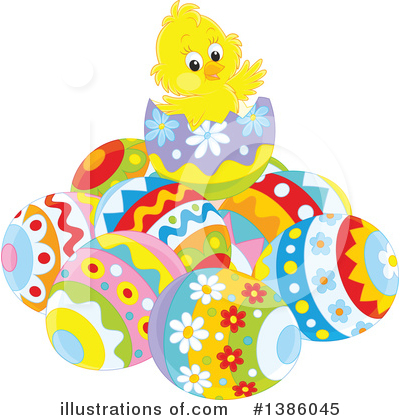 Easter Chick Clipart #1386045 by Alex Bannykh