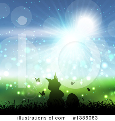 Easter Bunny Clipart #1386063 by KJ Pargeter