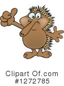 Echidna Clipart #1272785 by Dennis Holmes Designs