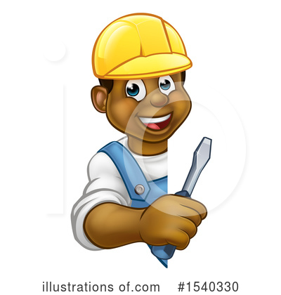 Royalty-Free (RF) Electrician Clipart Illustration by AtStockIllustration - Stock Sample #1540330