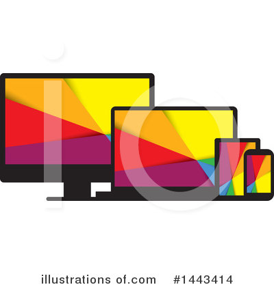 Monitor Clipart #1443414 by ColorMagic