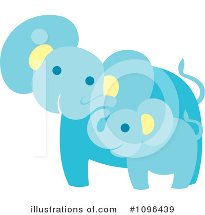 Elephant Clipart #1096439 by Cherie Reve