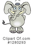 Elephant Clipart #1280293 by Dennis Holmes Designs