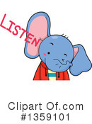 Elephant Clipart #1359101 by BNP Design Studio