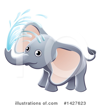 Royalty-Free (RF) Elephant Clipart Illustration by AtStockIllustration - Stock Sample #1427623