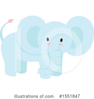 Elephant Clipart #1551847 by Cherie Reve