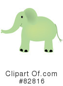 Elephant Clipart #82816 by Pams Clipart