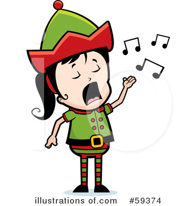 Christmas Elf Clipart #59374 by Cory Thoman