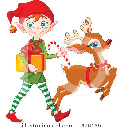 Royalty-Free (RF) Elf Clipart Illustration by Pushkin - Stock Sample #76135