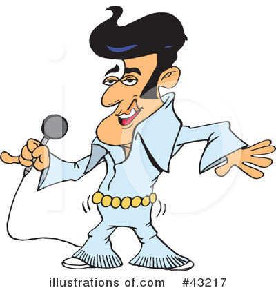 Elvis Clipart #43217 by Dennis Holmes Designs