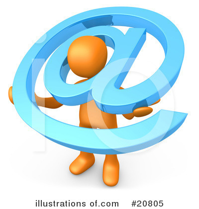 Email Clipart #25031 - Illustration by 3poD