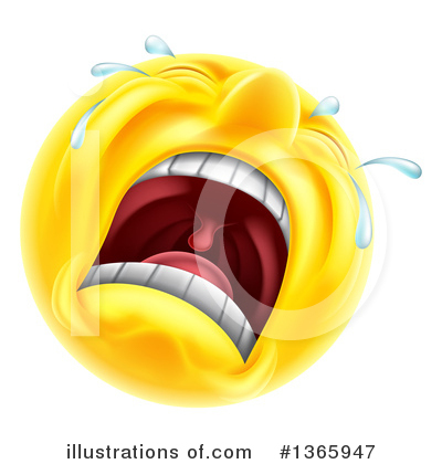 Crying Clipart #1365947 by AtStockIllustration