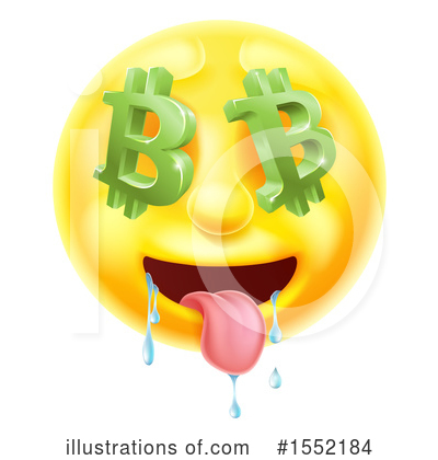 Bitcoin Clipart #1552184 by AtStockIllustration