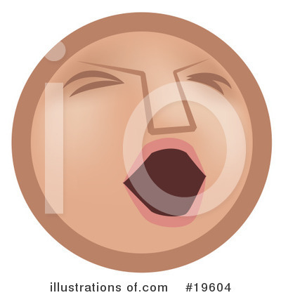 Yawn Clipart #19604 by AtStockIllustration