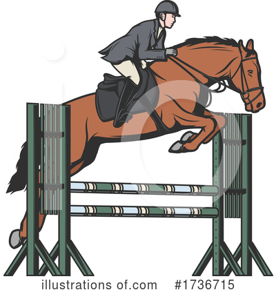 Royalty-Free (RF) Equestrian Clipart Illustration by Vector Tradition SM - Stock Sample #1736715
