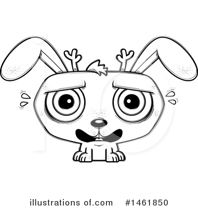 Evil Jackalope Clipart #1461850 by Cory Thoman