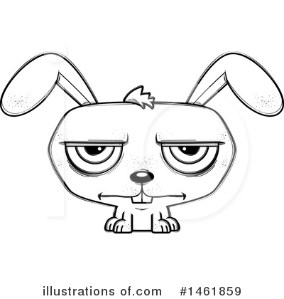 Evil Rabbit Clipart #1461859 by Cory Thoman