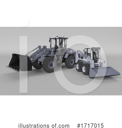 Royalty-Free (RF) Excavator Clipart Illustration by KJ Pargeter - Stock Sample #1717015