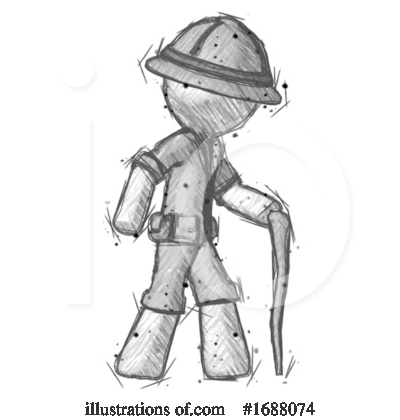 Royalty-Free (RF) Explorer Clipart Illustration by Leo Blanchette - Stock Sample #1688074