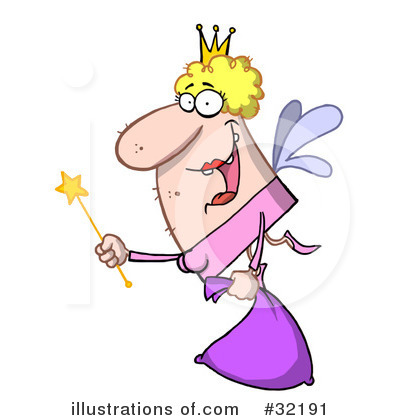 Royalty-Free (RF) Fairy Clipart Illustration by Hit Toon - Stock Sample #32191