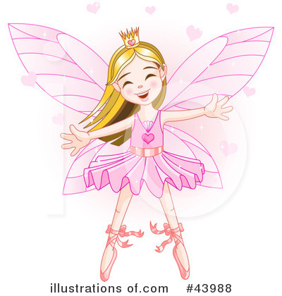 Royalty-Free (RF) Fairy Princess Clipart Illustration by Pushkin - Stock Sample #43988
