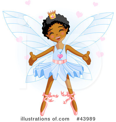 Royalty-Free (RF) Fairy Princess Clipart Illustration by Pushkin - Stock Sample #43989