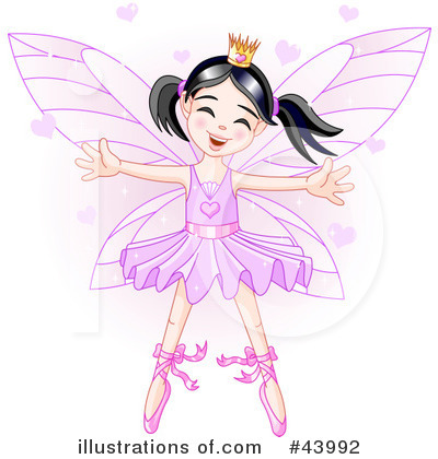 Royalty-Free (RF) Fairy Princess Clipart Illustration by Pushkin - Stock Sample #43992