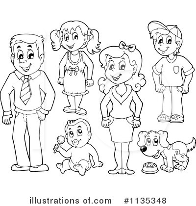 Love Brother Coloring Pages Mom Dad Sister Colouring