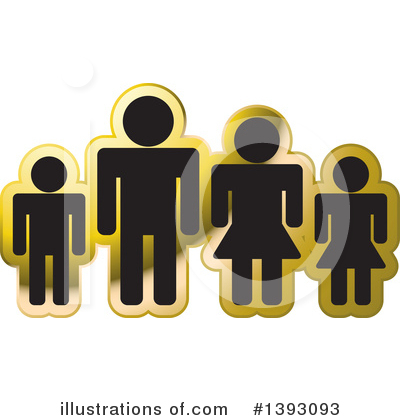 Royalty-Free (RF) Family Clipart Illustration by Lal Perera - Stock Sample #1393093