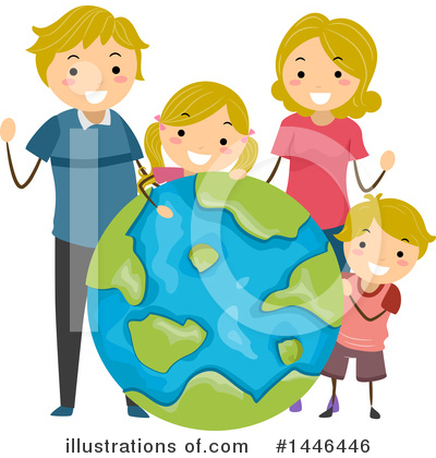 Royalty-Free (RF) Family Clipart Illustration by BNP Design Studio - Stock Sample #1446446