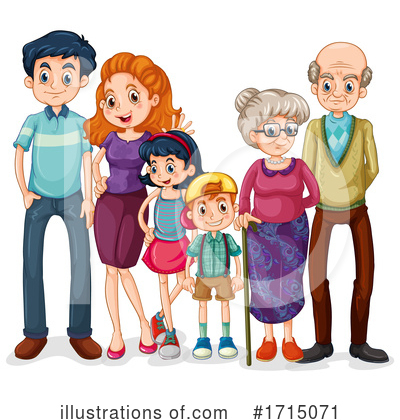 Family Clipart #1715071 - Illustration by Graphics RF