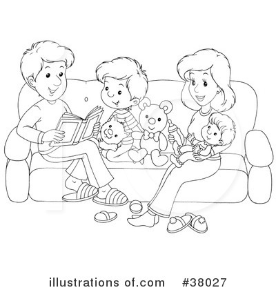 Family Clipart #38027 by Alex Bannykh | Royalty-Free (RF) Stock 