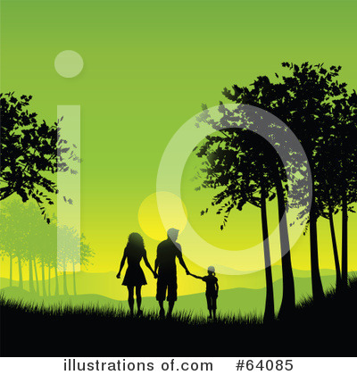 Royalty-Free (RF) Family Clipart Illustration by KJ Pargeter - Stock Sample #64085