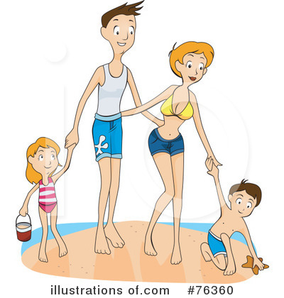 Beach Combing Clipart #76360 by BNP Design Studio