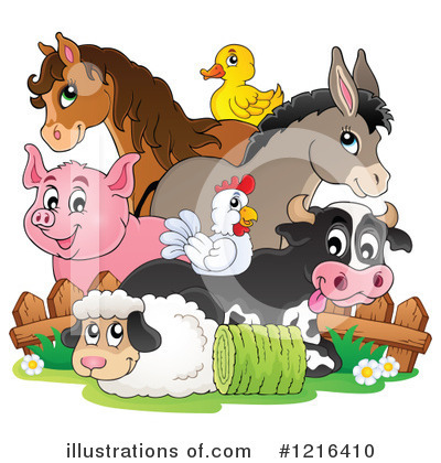 Farm Animal Clipart #1216410 by visekart