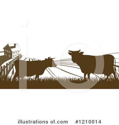 Cow Clipart #1210014 by AtStockIllustration