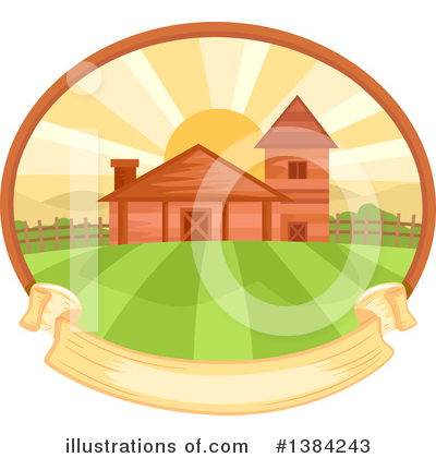 Royalty-Free (RF) Farm Clipart Illustration by BNP Design Studio - Stock Sample #1384243