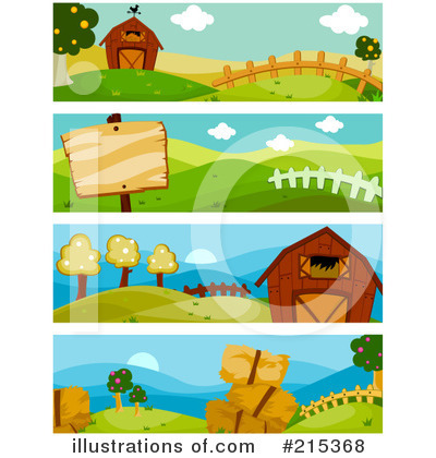 Royalty-Free (RF) Farm Clipart Illustration by BNP Design Studio - Stock Sample #215368