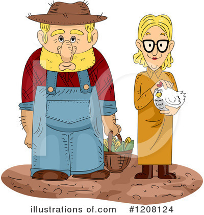 Royalty-Free (RF) Farmer Clipart Illustration by BNP Design Studio - Stock Sample #1208124