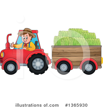 Royalty-Free (RF) Farmer Clipart Illustration by visekart - Stock Sample #1365930