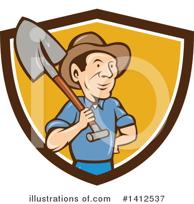 Shovel Clipart #1412537 by patrimonio