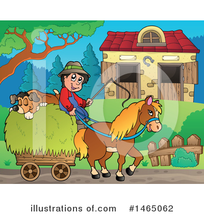 Royalty-Free (RF) Farmer Clipart Illustration by visekart - Stock Sample #1465062