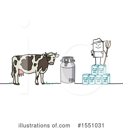Royalty-Free (RF) Farmer Clipart Illustration by NL shop - Stock Sample #1551031