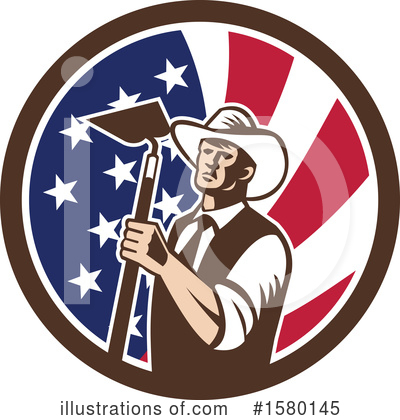 American Flag Clipart #1580145 by patrimonio