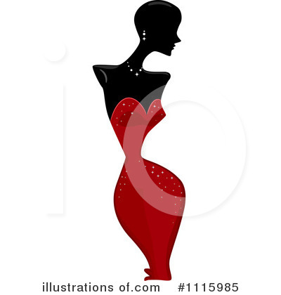 Gown Clipart #1115985 by BNP Design Studio