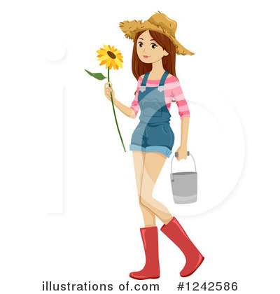 Cowgirl Clipart #1242586 by BNP Design Studio