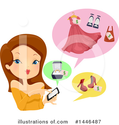Cell Phone Clipart #1446487 by BNP Design Studio