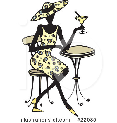 Royalty-Free (RF) Fashion Clipart Illustration by Steve Klinkel - Stock Sample #22085