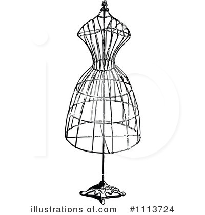 Dressmaker Clipart #1113724 by Prawny Vintage