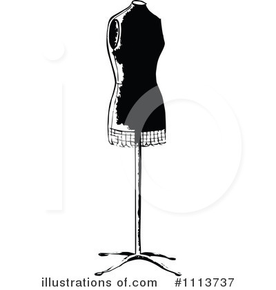 Fashion Design Clipart #1113737 by Prawny Vintage